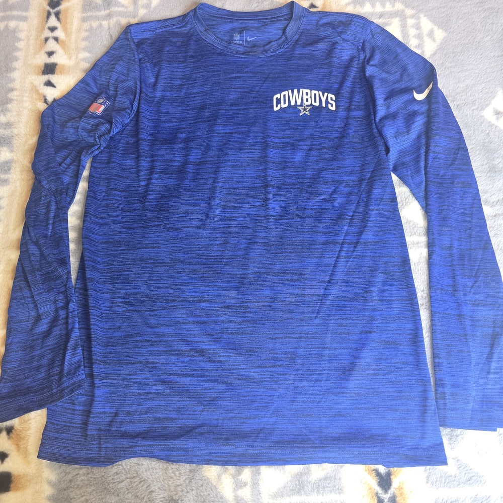 🔥2 For $20 - NIKE DALLAS COWBOYS NFL ONFIELD APPAREL - DRI-FIT Men's Sz Small